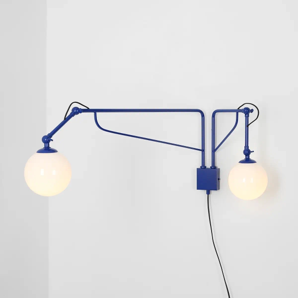 Kierunkowy kinkiet ścienny SOHO 1105D25 z regulacją kobaltowy