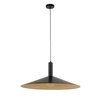 Lampa zwisająca Capri 41011 Sigma do kuchni dysk czarna złota