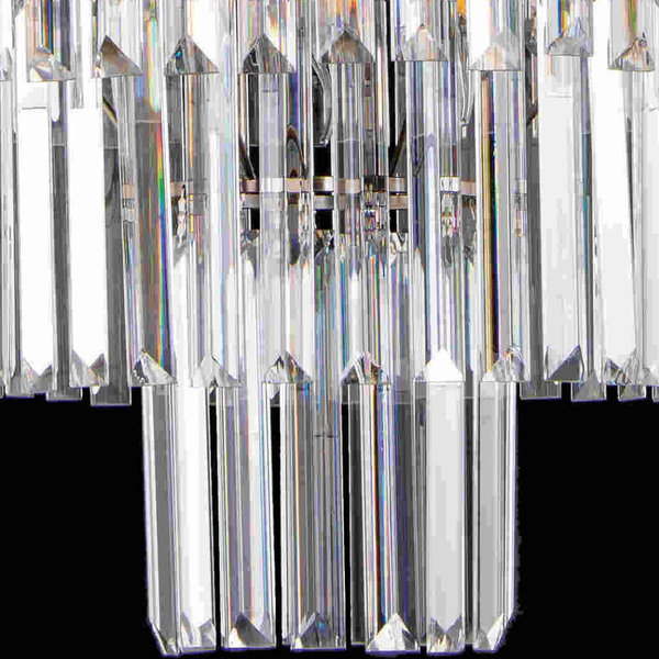 Żyrandol lampa wisząca VEN E1735/9 AB kryształowy na łańcuchu patyna