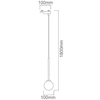 LAMPA wisząca Ota I Track Orlicki Design metalowa OPRAWA zwis do systemu szynowego 1-fazowego czarny matowy biały