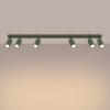 Wielopunktowa lampa sufitowa RING SL.1505 tubki regulowane oliwkowe