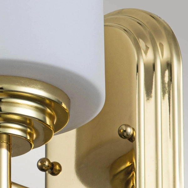 Ścienna lampa Malibu FE-MALIBU1-BATH-PB Feiss IP44 polerowany mosiądz