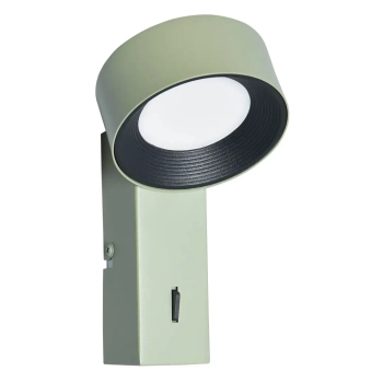 Lampa ścienna z włącznikiem Otal WL-47390-1-GRN LED 1,8W 4000K zielona
