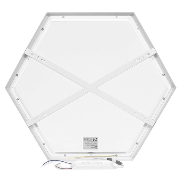 Geometryczna lampa sufitowa Hexagon 1226 LED 40W 4000K biały