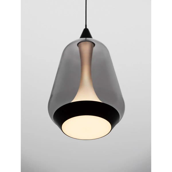 Nowoczesny żyrandol zwisający RORIZNO LE45109 LED 8W 3000K szara