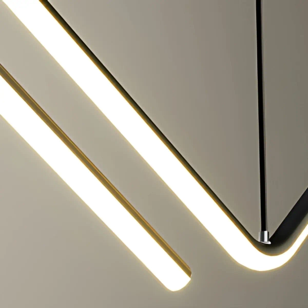 Designerska wisząca lampa Mont Blanc LWMB-90CM LED 26W 3000K czarny