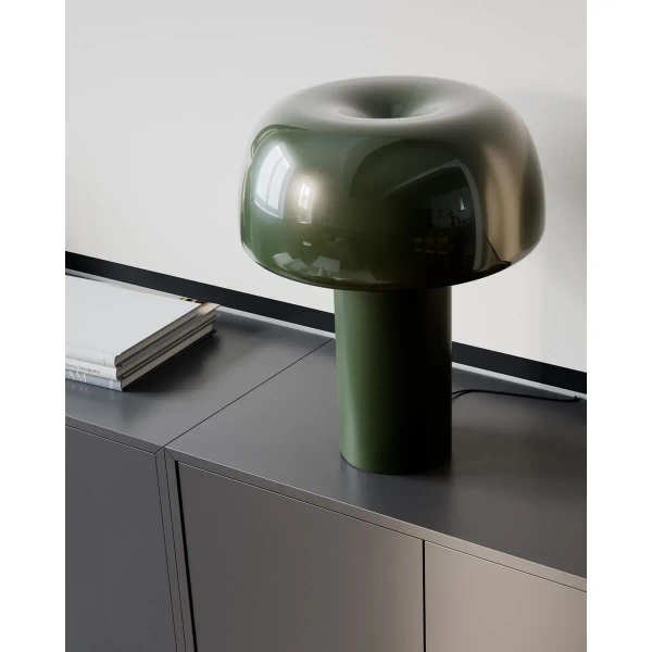 Nocna lampka stołowa Lean on me 4024530-2501 grzybek ciemnozielony