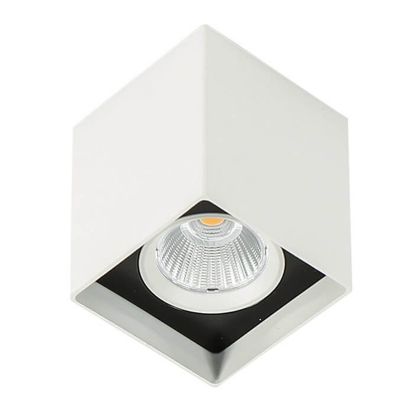 Plafon nasufitowy Alden SLC78002/12W 4000K WH+BL LED 12W 4000K biały czarny