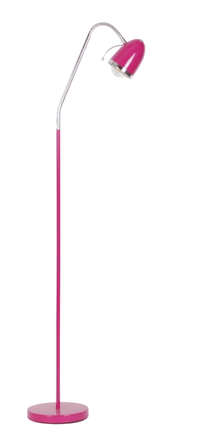 Różowa lampa podłogowa Kajtek K-MT-201 do pokoju dziecięcego