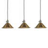 Antyczna lampa wisząca Hadano HAD3661-01 Dar Lighting mosiądz chrom