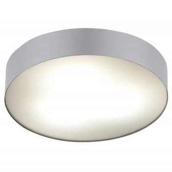 Srebrna lampa przysufitowa Arena 10182 metalowa do jadalni