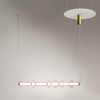 Lampa zwieszana Cosmo MOD210PL-L39BS3K LED 39W 3000K przezroczysty złoty