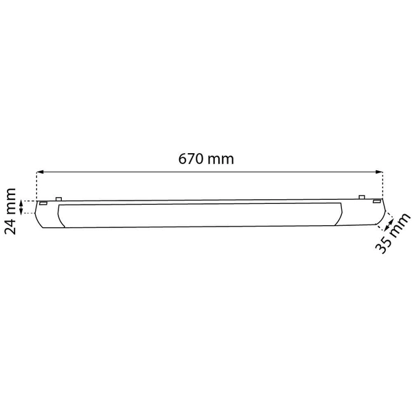 Sufitowa lampa na szyny Komatsu 6051 Shilo LED 24W 3000K do sypialni czarny