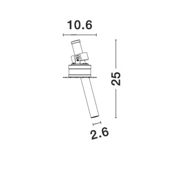 Lampa sufitowa wpuszczana PELIQUE LE65133 LED 9W 3000K biała