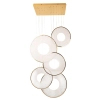 Wisząca lampa transparentna złota STARDUST LED 120W 3000K MSE1501100587