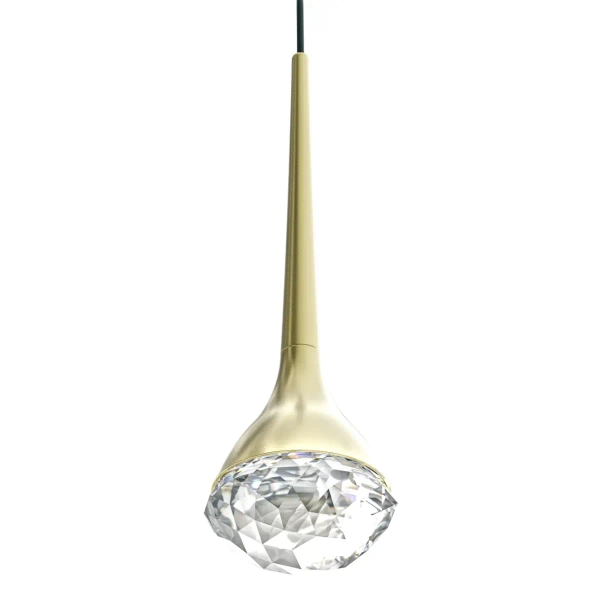 Kryształowa lampa wisząca Crima Old Gold OR86171 LED 6W 3000K złoty
