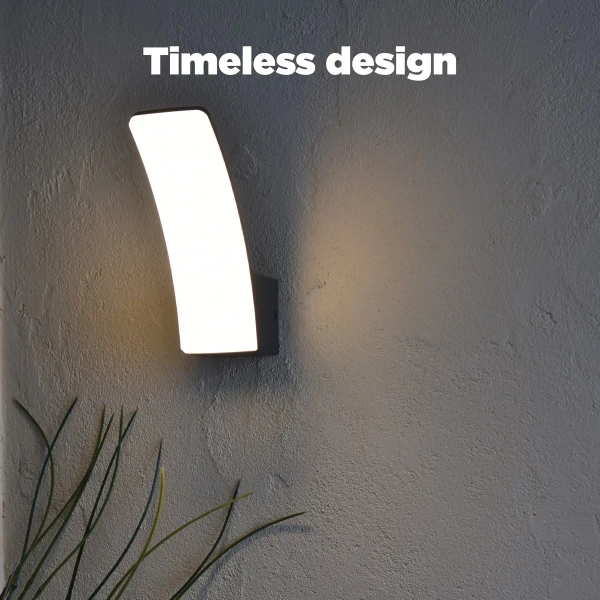 Kinkiet ścienny zewnętrzny KILO 5203901335 LED 11,5W 3000K IP44 szary