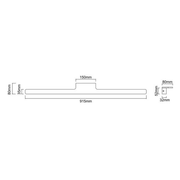 Ścienna lampa Luce Parette Old Gold OR86140 LED 12W 3000-6500K IP44 złota