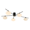 Sufitowa lampa do sypialni Jasper JAS5422 molekuły białe czarne