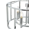 Łańcuchowa wisząca lampa Mya MYK0450 do kuchni świecznikowa chrom