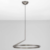 Zwisowa lampa do salonu ZUDANEZ LE44648 LED 31W 2700-4000K ring szara