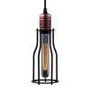 Industrialna LAMPA wisząca WORKSHOP 6337 Nowodvorski drut OPRAWA ZWIS pręt miedź czarny
