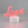 Stołowa lampa love Amor R55931101 RL Light LED 1W USB różowy biały