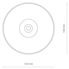Okrągła LAMPA sufitowa IOS 8736 Nowodvorski metalowy downlight LED 20W 4000K tuba plafon do przedpokoju czarny