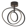 Sufitowa lampa okręgi Avali 80682 LED 24,12W 3000K czarny biały