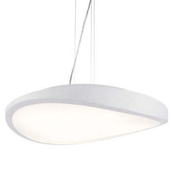 Jadalniana lampa wisząca Circulo nowoczesna nad stół biała