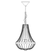 Wisząca lampa kryształowa Granso107551 pokojowa łańcuszki ip44 chrom
