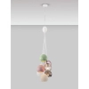 Lampa wisząca do salonu LOREVIO LE45260 szklana multkikolor