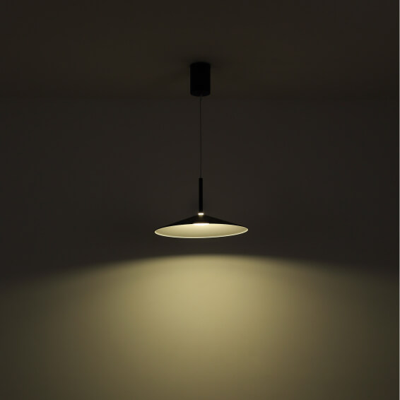 Loftowa wisząca lampa Lampone 15635S LED 18W 4000K stożek czarny