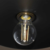 Kaskadowa lampa wisząca Retro ABR-LWRT-3xE27 Abruzzo czarna złota