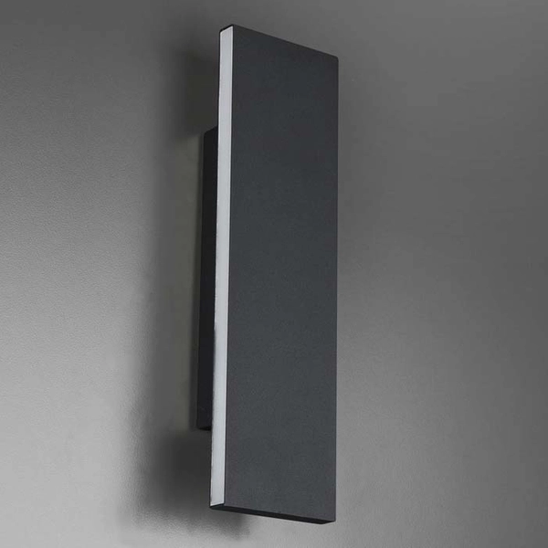 Ścienna listwa pokojowa Concha 225172942 LED 12W grafitowa prostokątna