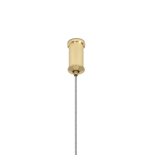 Lampa wisząca molekuły ALURE MSE1501100551 do salonu złote przezroczyste