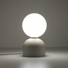 Lampka nocna Miki 16038 do pokoju dziecięcego kula bańka biała beżowa