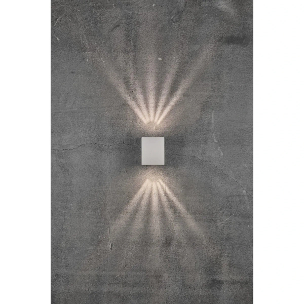 Prostokątna lampa ścienna Canto 49711001 LED 10,6W 3000K IP44 biały