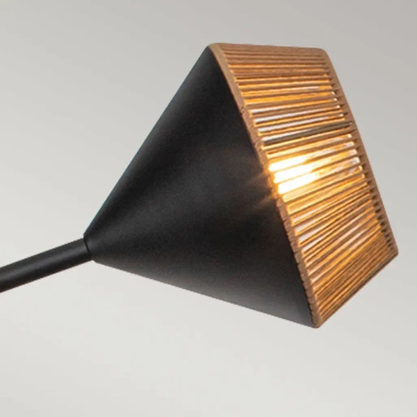 Designerska wisząca lampa Daphne ALM-DAPHNE6-MB nad stół czarny