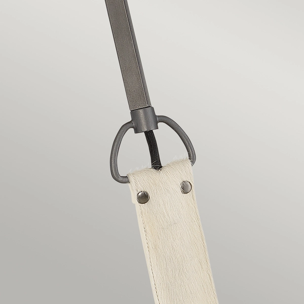 Lampa wisząca nad stół QN-LUDLOW-1P-GR geometryczna grafitowa