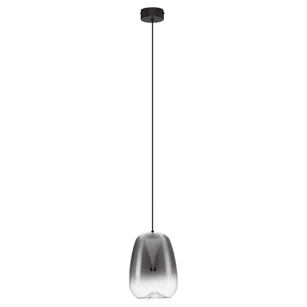 Szklana lampa wisząca JAREVIA LE45121 LED 3W 3000K do jadalni szara
