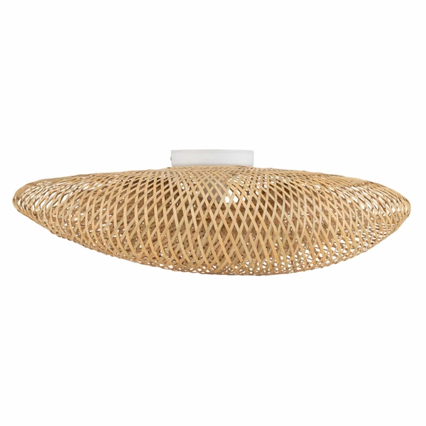 Bambusowy plafon Havana 11171 japandi klatka siatka drewniany biały