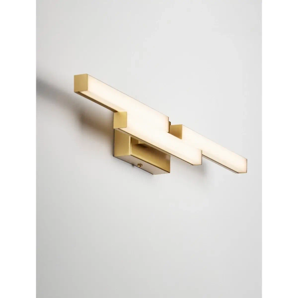 Kinkiet ścienny do łazienki MARVONA LE45681 LED 14W 4000K IP44 złota