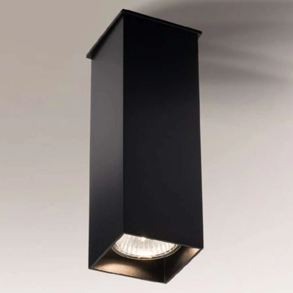 Downlight LAMPA sufitowa TODA 1102 Shilo metalowa OPRAWA czarna