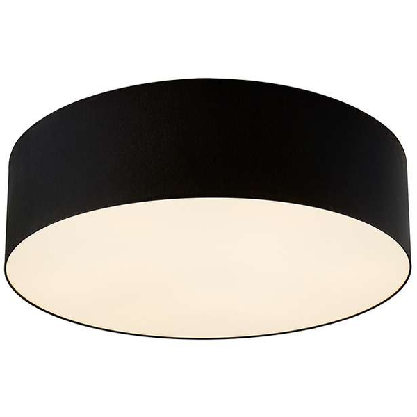 Plafon LAMPA sufitowa SPACE S 30659302 Kaspa abażurowa OPRAWA ścienna KINKIET okrągły czarny