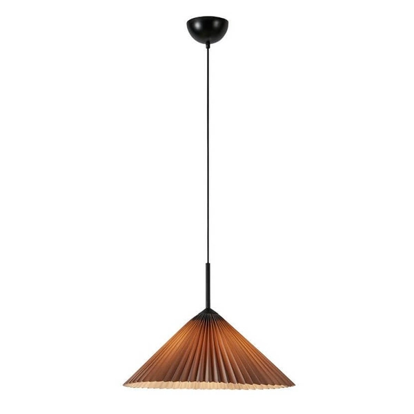 Wisząca lampa do sypialni Plisado 108709 Markslojd materiałowa beżowy