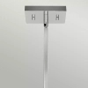 Jadalniana lampa wisząca LUDLOW QN-LUDLOW-1P-PN przezroczysta nikiel