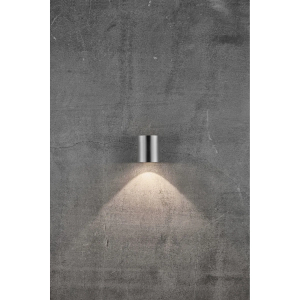 Ścienna lampa na elewacje Canto 49701034 LED 10,6W 3000K IP44 srebrny