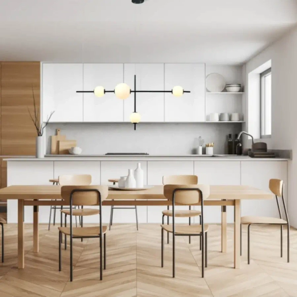 Ściemnialna lampa wisząca 20131 LED 19W 3000K szklane kule czarny