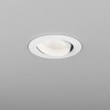 Minimalistyczne oczko sufitowe białe PUTT LED 8,5W 3000K z regulacją 38042-M930-WW-00-13